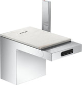 AXOR MyEdition Platte 150 in Leder – Abnehmbare Design-Abdeckung für Waschtischarmaturen