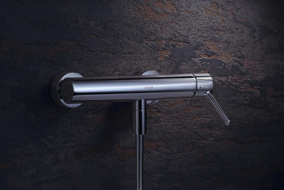 AXOR STARCK Brausemischer DN15 Aufputz Chrom – Einhandhebelmischer mit Temperaturbegrenzung