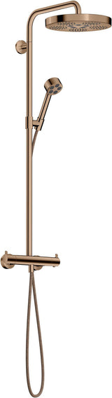 AXOR One Showerpipe mit Thermostat und Kopfbrause 280 1jet in Chrom
