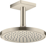 AXOR Kopfbrause 220 1jet EcoSmart Chrom – 220 mm Rain-Duschkopf für Wand- und Deckenmontage