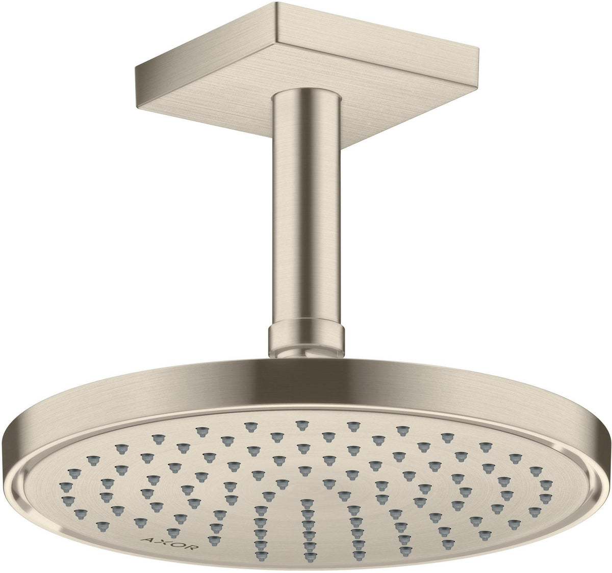 AXOR Kopfbrause 220 1jet EcoSmart Chrom – Rain-Duschkopf mit Antikalk, 220 mm, für Wand- und Deckenmontage