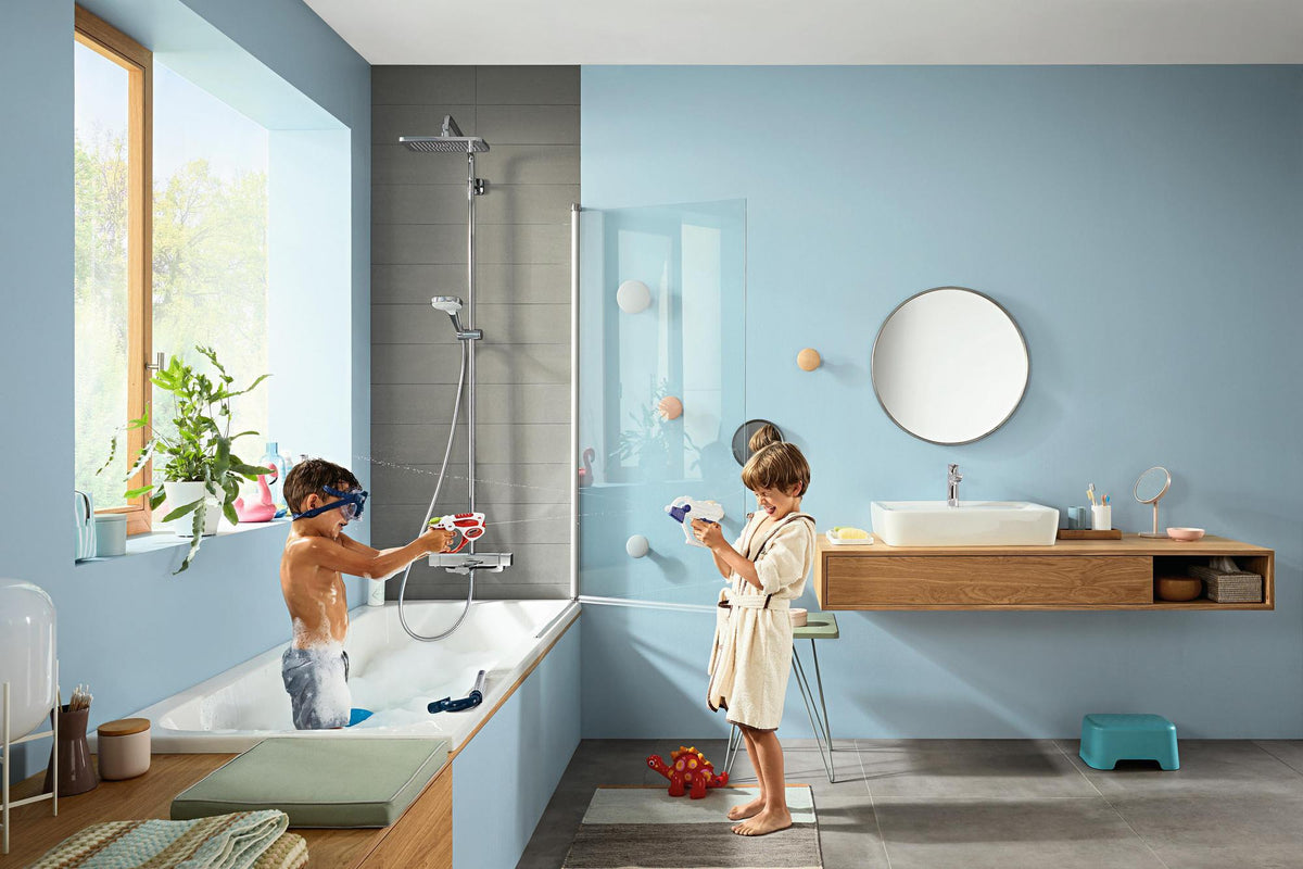 HANSGROHE Talis E Einhebel-Waschtischmischer 110 mit Ablaufgarnitur, chrom – ComfortZone, 5 l/min