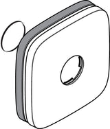 AXOR Montreux Rosette für Wannenarmatur/Brause AP – Ø 65 mm, Chrom