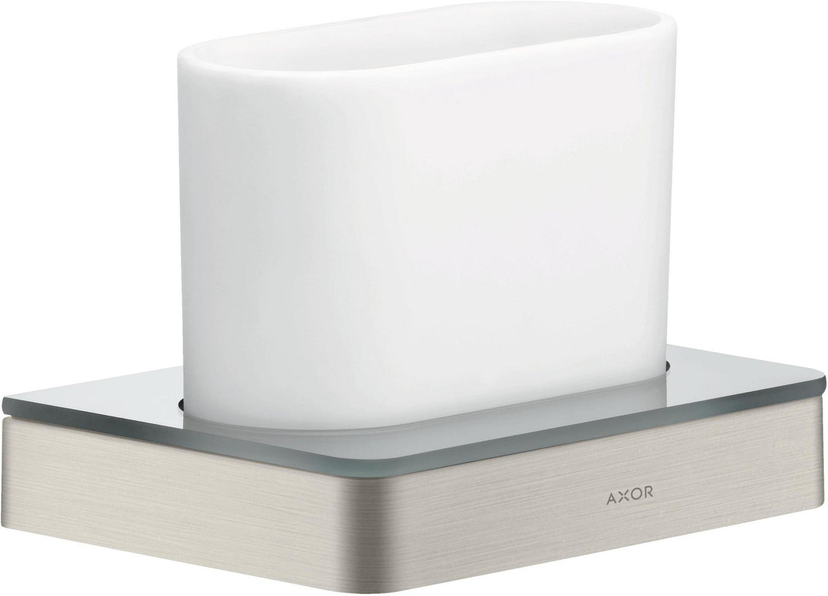 AXOR Universal Softsquare Zahnputzbecher Wandmontage Chrom von Hansgrohe