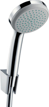 Hansgrohe Brauseset Croma 100 Mono mit Handbrause, Brausehalter und Isiflex Schlauch 1250 mm in Chrom