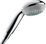 HANSGROHE HG Handbrause CROMETTA 85 MONO DN 15 chrom – 1 Strahlart, QuickClean Antikalk