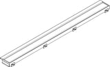 HANSGROHE RainDrain Match Duschrinne 600 mm mattschwarz höhenverstellbar