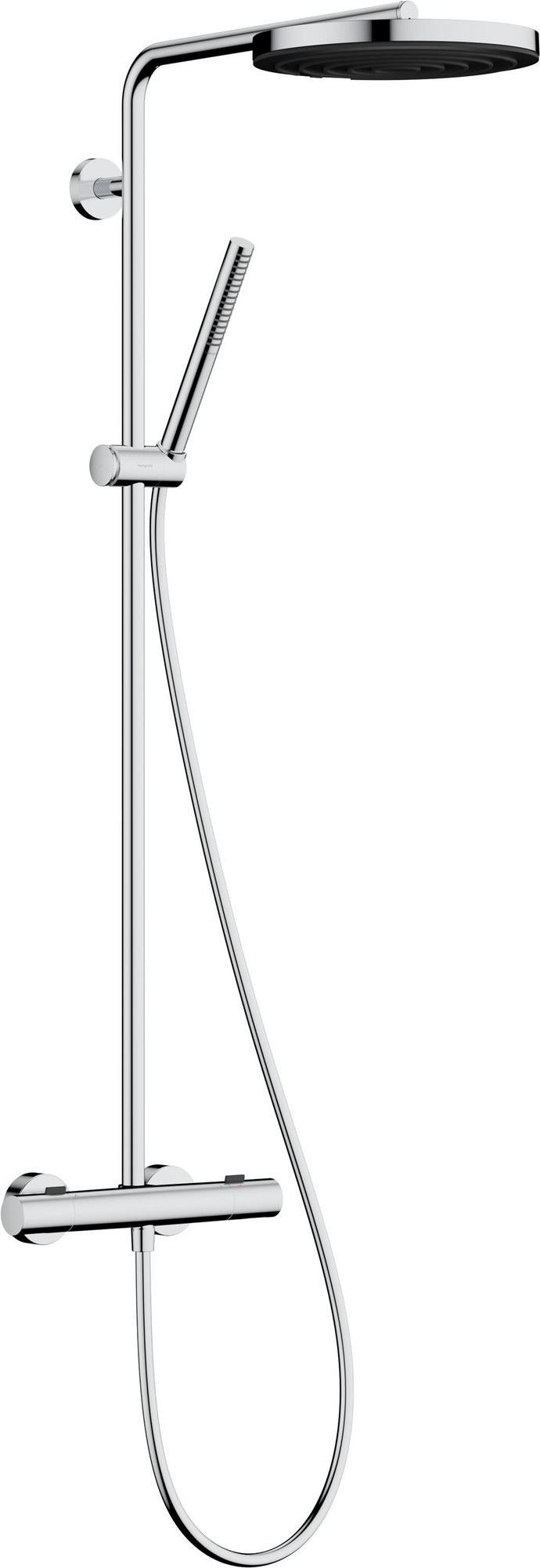 HANSGROHE Showerpipe Pulsify S Puro 1 Jet mit Thermostat in Chrom