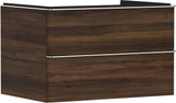 HANSGROHE Waschtischunterschrank Xelu Q 780 mm weiß hochglanz mit SoftClose und Inneneinteilung