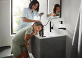 HANSGROHE AddStoris Lotionspender Wandmontage Chrom – 200 ml Flüssigseife, Mattglas