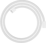 AXOR Textilbrauseschlauch ShowerSolutions 160 cm, chrom – mit zylindrischen Muttern, recyceltes PET, knickgeschützt