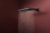 HANSGROHE Kopfbrause Raindance Alive Q 210/340 1jet – Rechteckig, RainAir & PowderRain, Schwarz