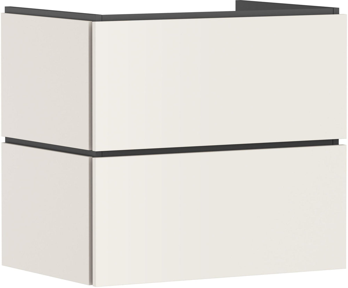 HANSGROHE Xilesa E Waschtischunterschrank 680 mm, 2 Schubkästen, SoftClose, Wandmontage