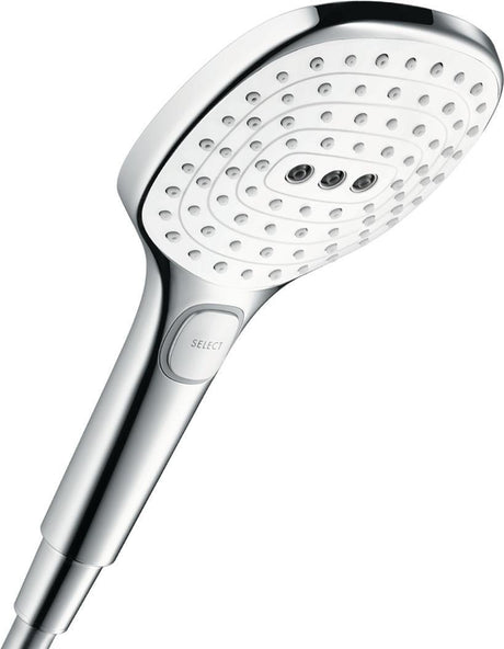 HANSGROHE Raindance Select E 120 3jet Handbrause mit Select-Taste und QuickClean in Chrom