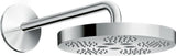 AXOR ONE 280 1jet Kopfbrause mit Brausearm, chrom – PowderRain & Rain, 280 mm, Antikalk