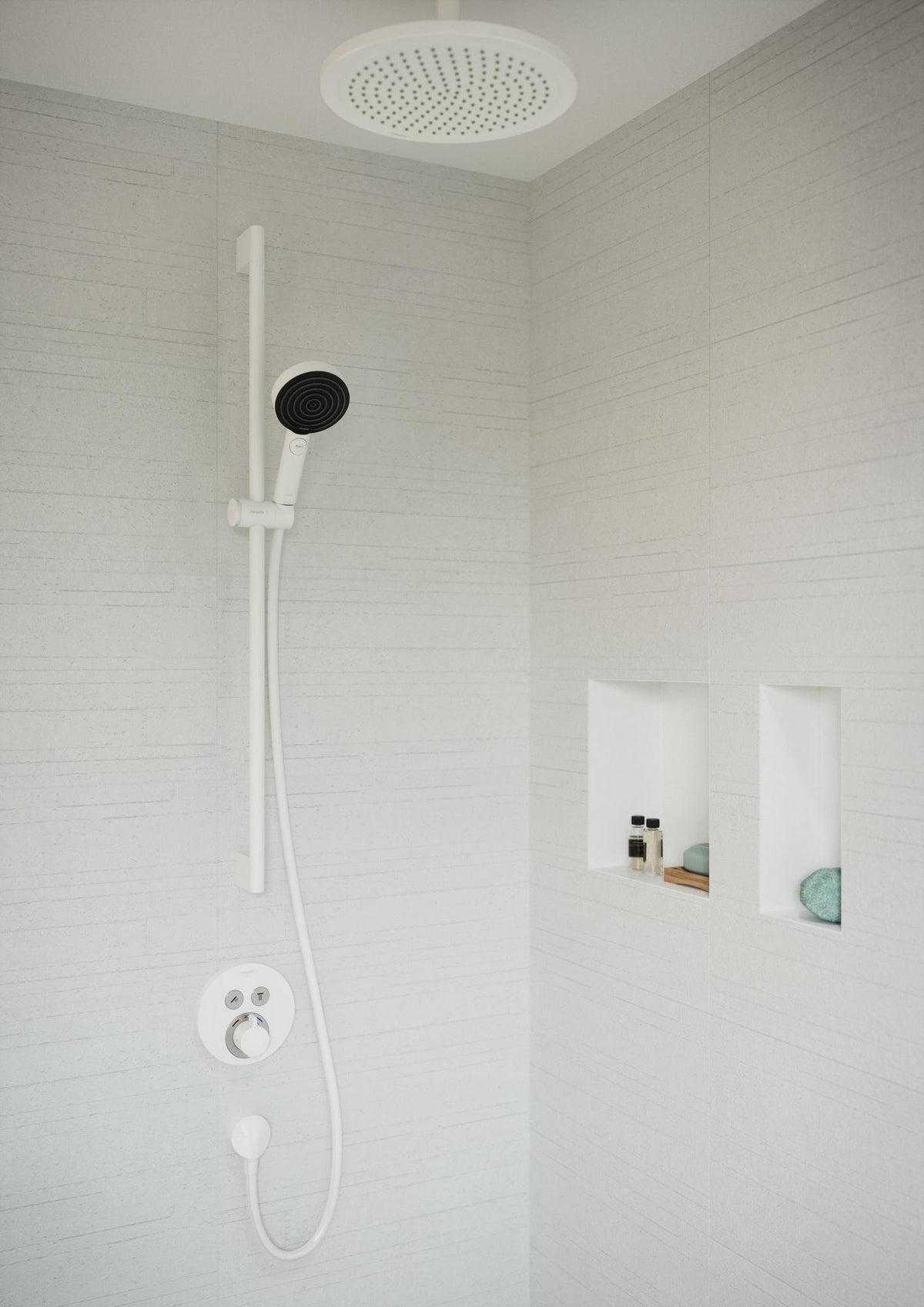 Hansgrohe PULSIFY SELECT 105 3jet Relaxation Brauseset mit Brausestange 650 mm Chrom