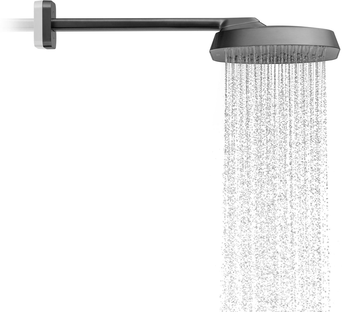 AXOR ShowerSphere 1jet Kopfbrause 370 x 220 mm mit Brausearm – Rain FlexPower, QuickClean+