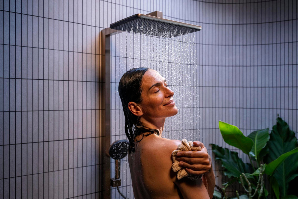 HANSGROHE Raindance Alive Q 210/340 Duschsystem 1jet EcoSmart mit ShowerSelect Comfort Thermostat