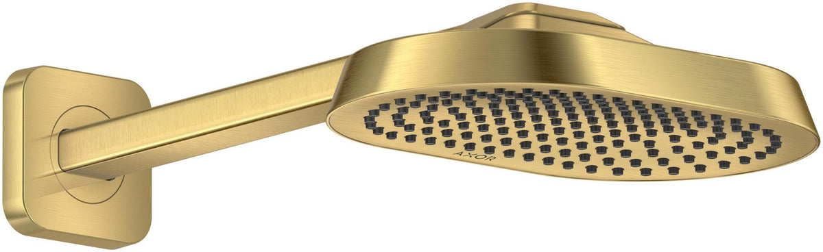 AXOR ShowerSphere 1jet EcoSmart Kopfbrause 250 x 160 mm mit Brausearm – Rain FlexPower