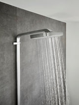 HANSGROHE Showerpipe RAINDANCE SELECT E 300 3jet ST DN 15 chrom – Duschsystem mit Thermostat ShowerTablet Select 300