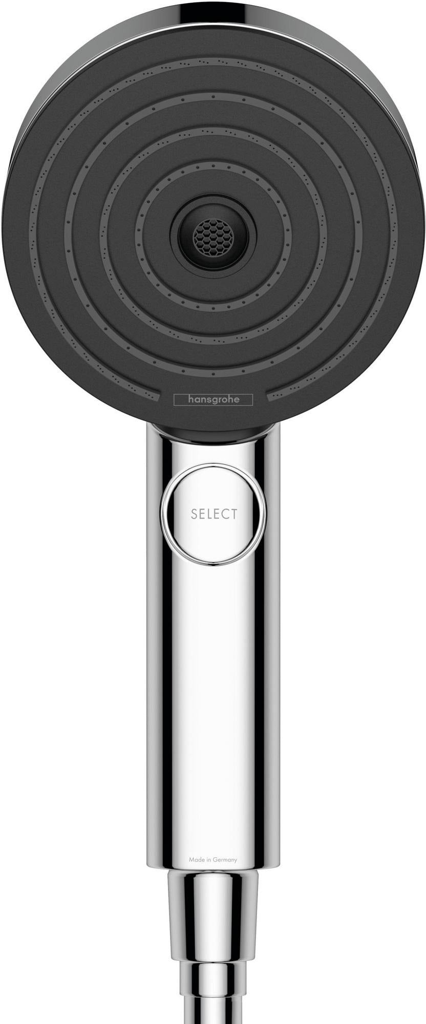 Hansgrohe Pulsify Select 105 3jet Handbrause – 3 Strahlarten, QuickClean, Chrom