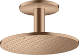 AXOR Kopfbrause 300 2jet ShowerSolutions Deckenmontage Chrom mit PowderRain