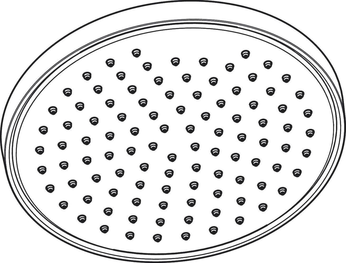 AXOR Kopfbrause 220 1jet chrom – Rain-Strahl, 220 mm, Wand- oder Deckenmontage