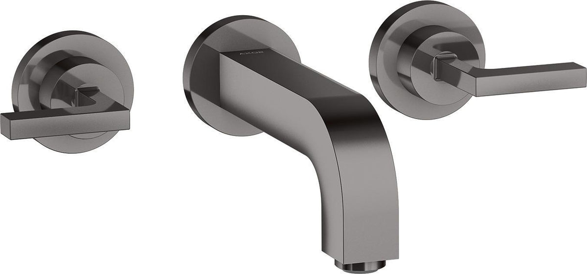 AXOR CITTERIO 3-Loch-Waschtischarmatur DN 15, Unterputz, Hebelgriffe, Chrom – von Hansgrohe