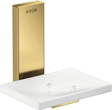 AXOR UNIVERSAL Seifenschale polished gold optic – Wandmontage, Glasablage, verdeckte Befestigung