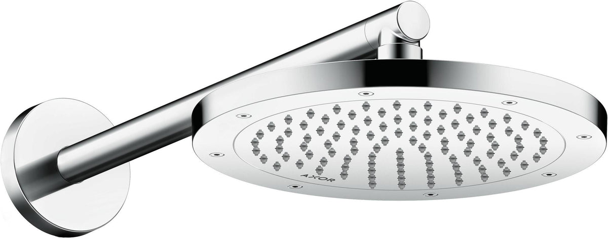 AXOR Kopfbrause 245 1 Jet EcoSmart Chrom – Rain-Duschkopf für Wand- und Deckenmontage