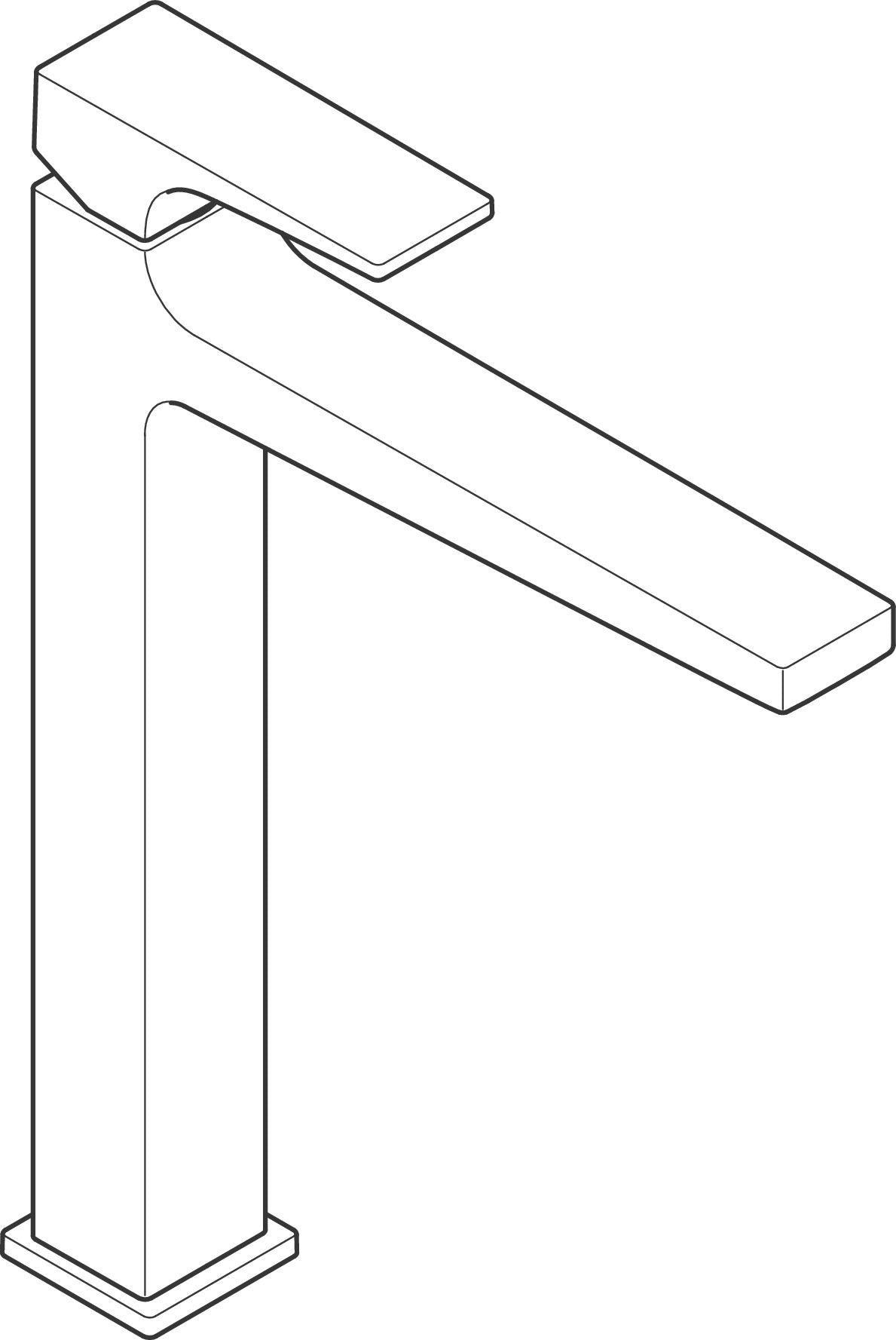 HANSGROHE Metropol Einhebel-Waschtischmischer 260 mit Push-Open Ablaufgarnitur, chrom