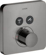 AXOR ShowerSelect Soft Thermostat für 2 Verbraucher – Chrom, Select-Button, quadratisch