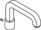 AXOR / Ja / Auslauf Axor Citterio 4L Wannen- Arm Wannenrand chr