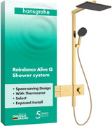 HANSGROHE Raindance Alive Q 210/340 1jet Duschsystem mit Thermostat und Select-Technologie
