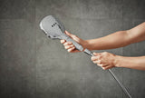 Handbrause RAINDANCE SELECT E 120 3jet von HANSGROHE – 3 Strahlarten, EcoSmart, QuickClean