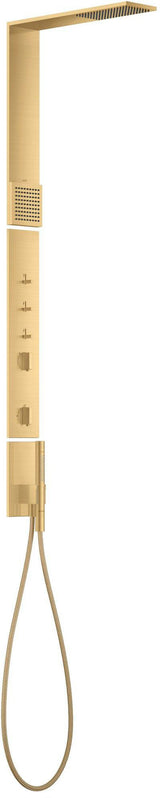 AXOR ShowerComposition Duschpaneel mit Thermostat, Kopf- und Schulterbrause Chrom