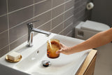 HANSGROHE Rebris E 110 Einhebel-Waschtischmischer CoolStart ohne Ablaufgarnitur mattschwarz