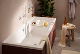 HANSGROHE Wandanschluss FixFit S mit Brausehalter – polished gold optic