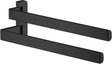AXOR Universal Softsquare Handtuchhalter 2-armig mattschwarz 409 mm Wandmontage