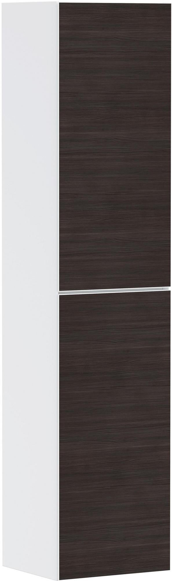 HANSGROHE Hochschrank Xevolos E 1160 mm mit PushOpen, Eiche dunkel/Weiß, grifflos