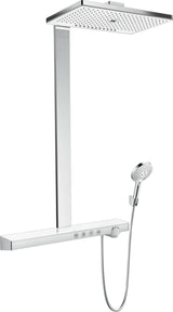 HANSGROHE Rainmaker Select 460 3jet Duschsystem – Showerpipe mit Thermostat, weiß/chrom