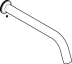 AXOR / Ja / Auslauf Axor Citterio M 3L WT-Arm UP 160mm chr