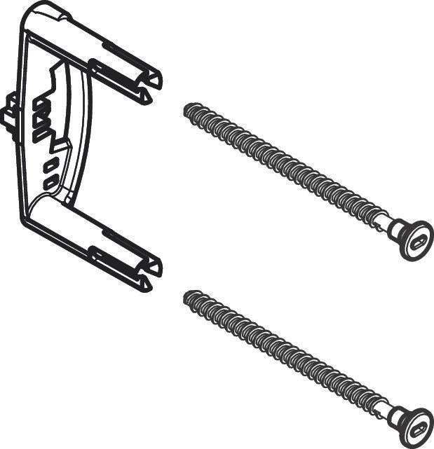 hansgrohe Halter inkl. Klemmschrauben für Adapter Set iBox universal 2 – Passgenaue Ersatzteil-Lösung