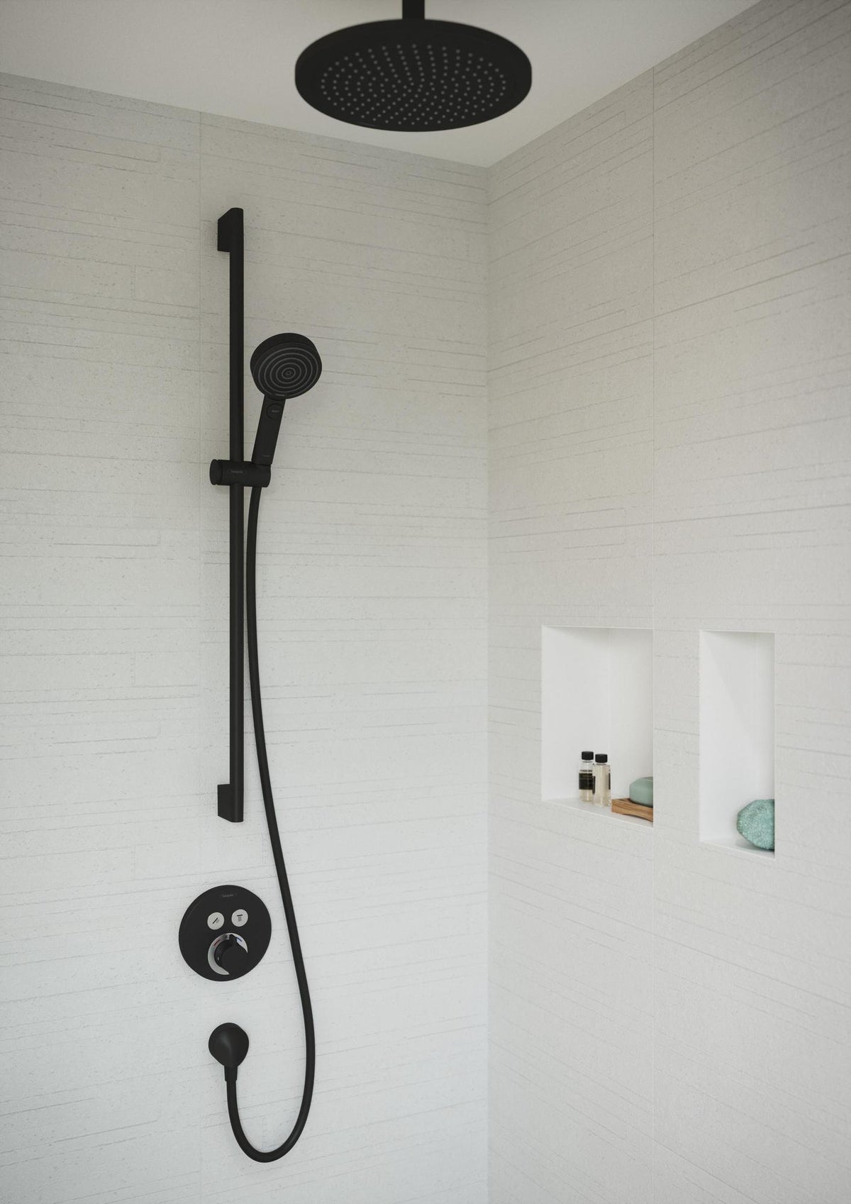 Hansgrohe PULSIFY SELECT 105 3jet Relaxation Brauseset mit Brausestange 650 mm Chrom