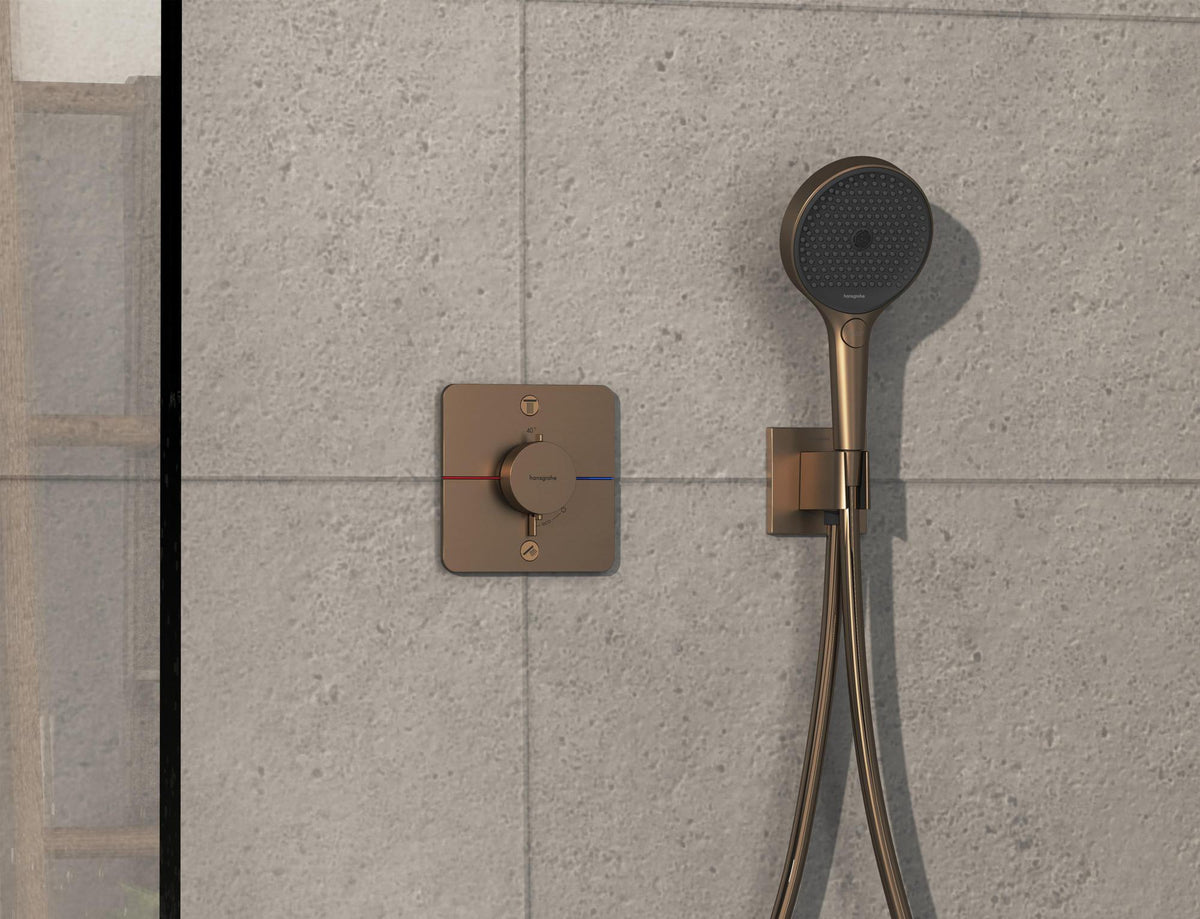 HANSGROHE ShowerSelect Comfort Q Thermostat UP Chrom – 2 Verbraucher, Select-Tasten, Mengensteuerung