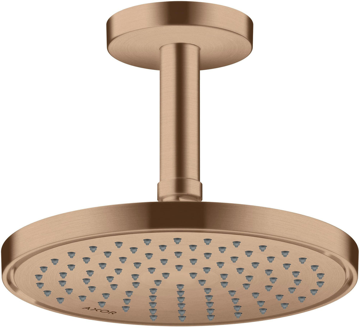 AXOR Kopfbrause 220 1jet chrom – Rain-Strahl, 220 mm, Wand- oder Deckenmontage
