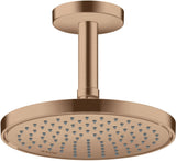 AXOR Kopfbrause 220 1jet EcoSmart Chrom – 220 mm Rain-Duschkopf für Wand- und Deckenmontage