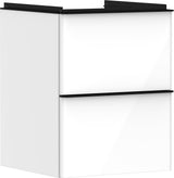 Hansgrohe Xelu Q Waschtischunterschrank 480 mm weiß hochglanz mit 2 Schubkästen und SoftClose