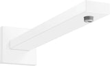 HANSGROHE Brausearm SQUARE 389 mm chrom – Wandmontage mit Rosette, Messing