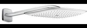 HANSGROHE PuraVida 400 Air Kopfbrause 1jet DN 15 mit 390 mm Brausearm in Weiß/Chrom
